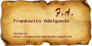 Frankovits Adelgunda névjegykártya